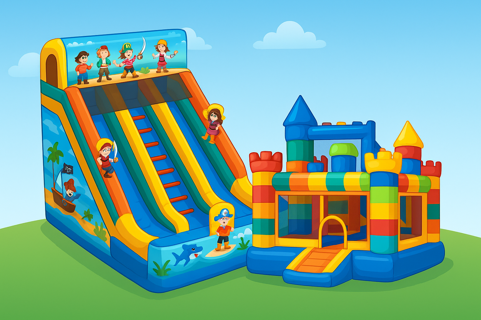 Bundle - Castle + Water Slide 4h/8h